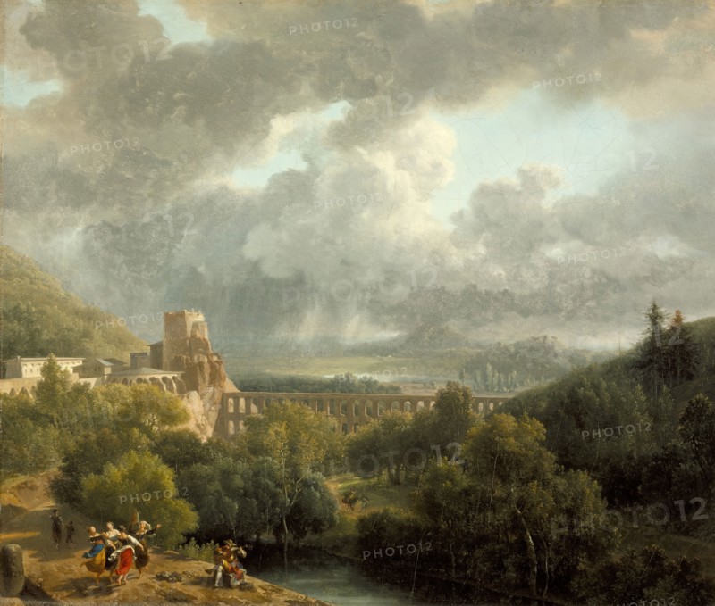 Landscape with an Aqueduct, 1810. Creator: Nicolas Antoine Taunay.