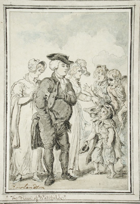 The Vicar of Wakefield, c1817. Creator: Thomas Rowlandson.