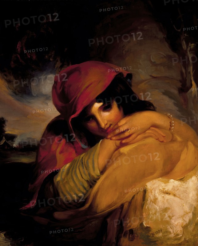 The Gypsy Girl, 1839. Creator: Thomas Sully.