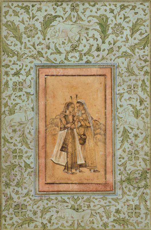Ladies Sharing Wine, early 18th century. Creator: Unknown.