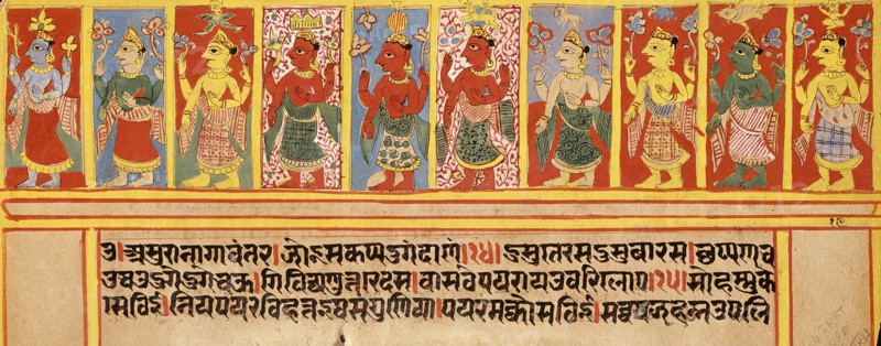 Ten Classes of Cosmological Deities Identified by Their Crown Ornaments..., c1575. Creator: Unknown.