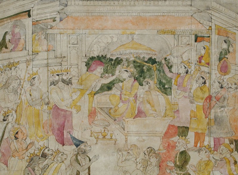 Coronation of Rama, c1825. Creator: Unknown.
