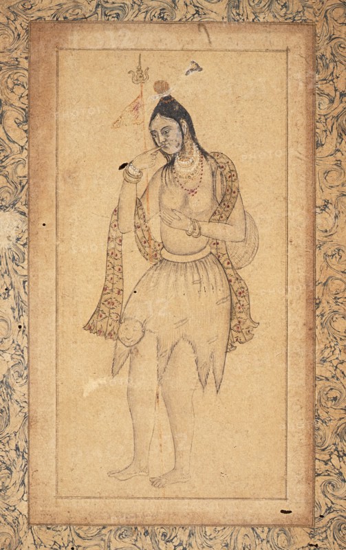 Female Ascetic (recto), c1600 (recto) Creator: Unknown.