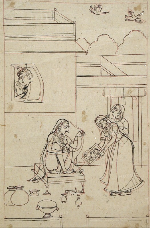 A Woman Adorns Herself in Preparation for a Tryst, between 1775 and 1800. Creator: Unknown.