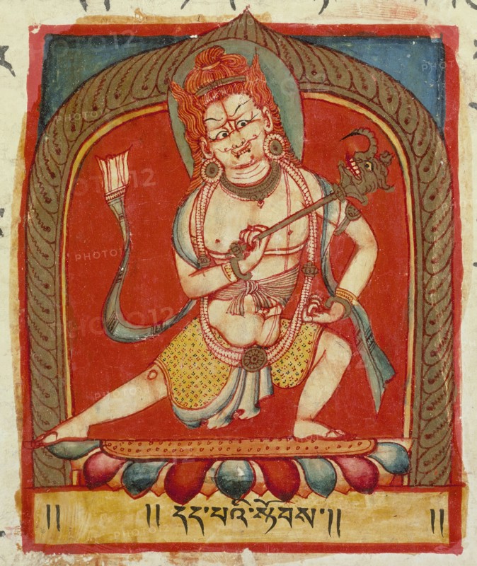 Power of Faith, Folio from a Shatasahasrika Prajnaparamita..., 11th century. Creator: Unknown.