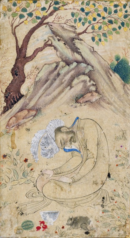 A Sufi in Ecstasy in a Landscape, between c1650 and c1660. Creator: Unknown.