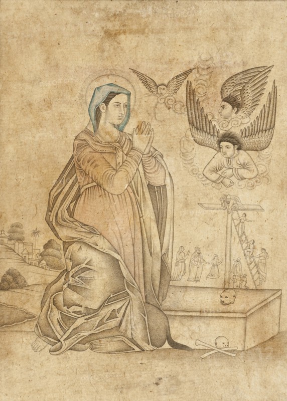 Composition with the Virgin Mary, c1675. Creator: Unknown.