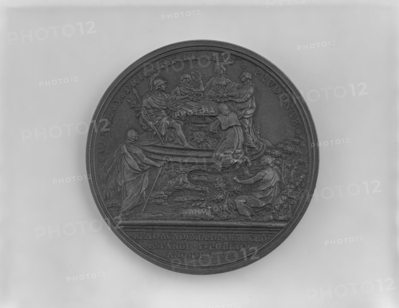 The Foundation of the Royal Academy of Mexico (image 2 of 2), 1778. Creator: Jerónimo Antonio Gil.