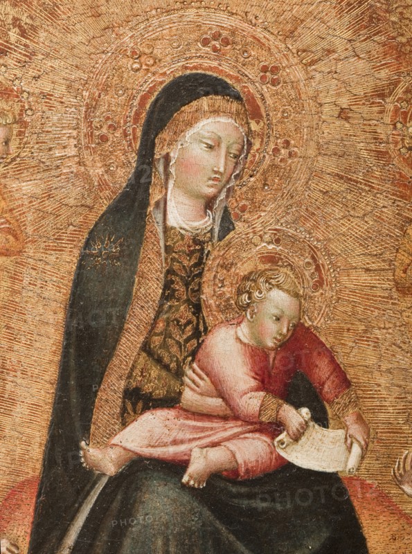The Virgin and Child with Saints and the Annunciation (image 11 of 14), between c.1427 and c.1430. Creator: Giovanni di Paolo.