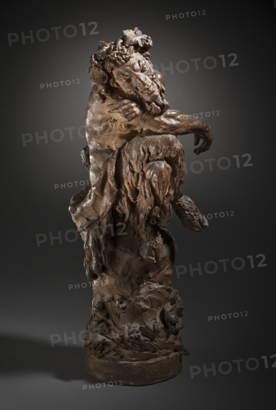 Seated Satyr, c.1865. Creator: Jean Baptiste Clésinger.
