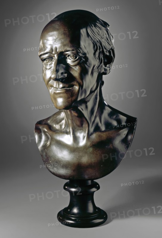 Portrait of Voltaire (François-Marie Arouet [1694 - 1778]) (image 1 of 6), c.1778. Creator: Jean-Baptiste Pigalle.