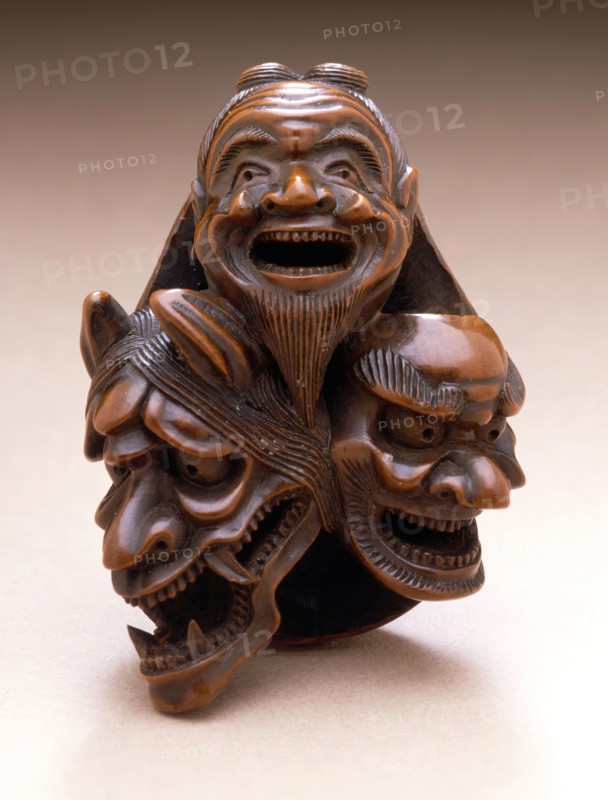 Mask Group, First half of 19th century. Creator: Naito Toyomasa.