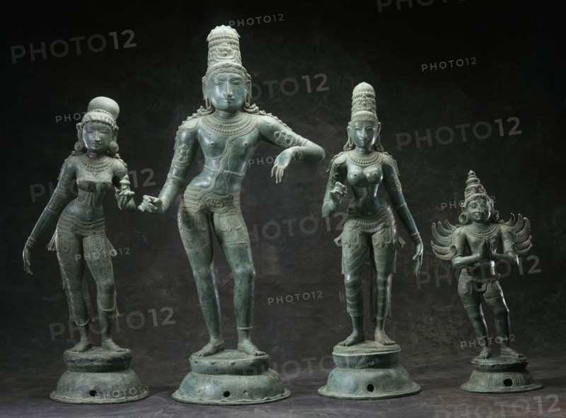 Krishna Rukmini Satyabhama Garuda, late 12th-13th century. Creator: Unknown.