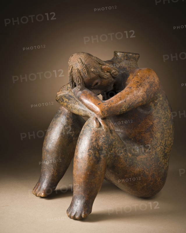 Seated Male Figure, 200 B.C.-A.D. 500. Creator: Unknown.