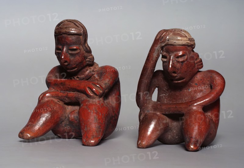 Seated Figures, 200 B.C.-A.D. 500. Creator: Unknown.