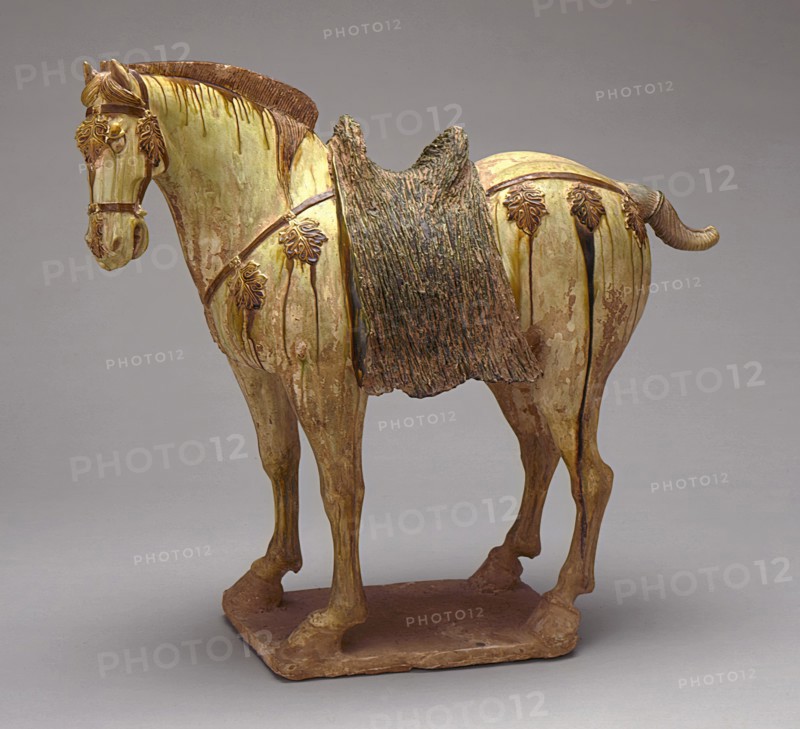 Funerary Sculpture of a Horse, between c.700 and c.800. Creator: Unknown.