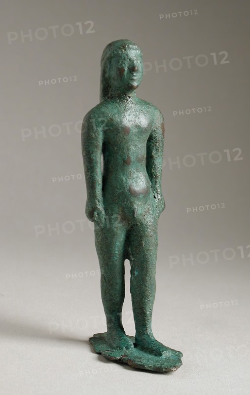 Standing Kouros Figurine, 6th century BCE or modern. Creator: Unknown.