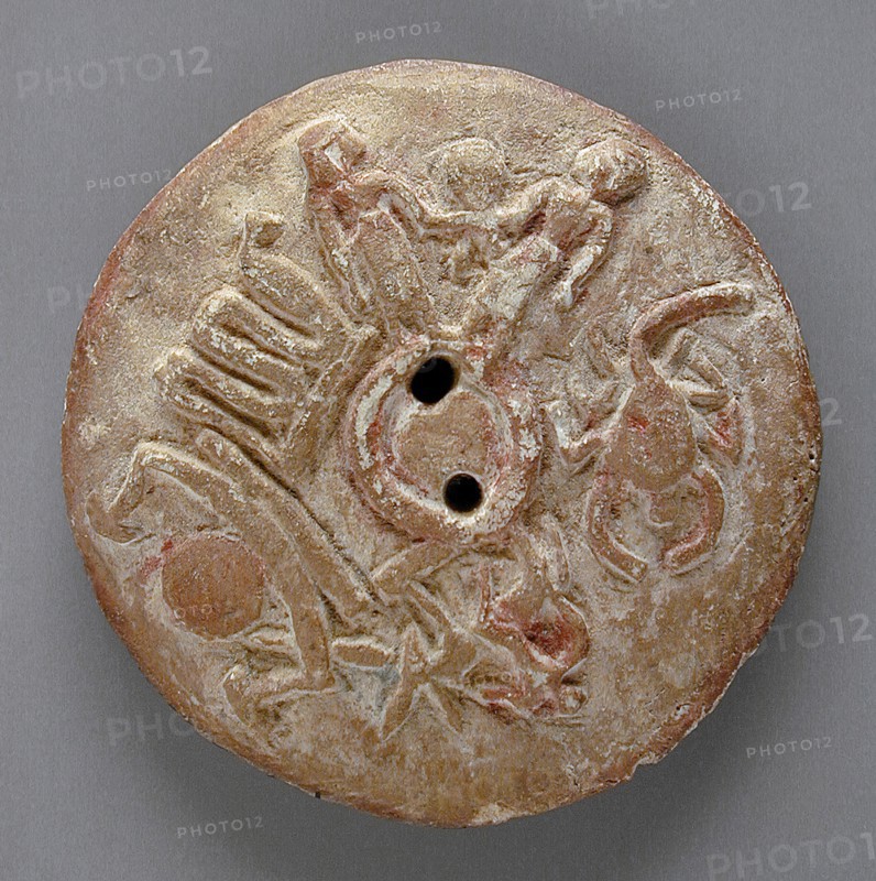 Astrological Disc (image 1 of 3), 30th Dynasty-Ptolemaic Period (332-31 BCE). Creator: Unknown.