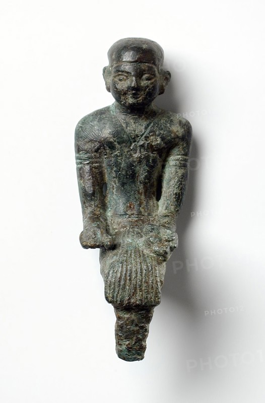 Kneeling Figure of the Priest Pa-Di-Bastet, Late Period (711-332 BCE). Creator: Unknown.