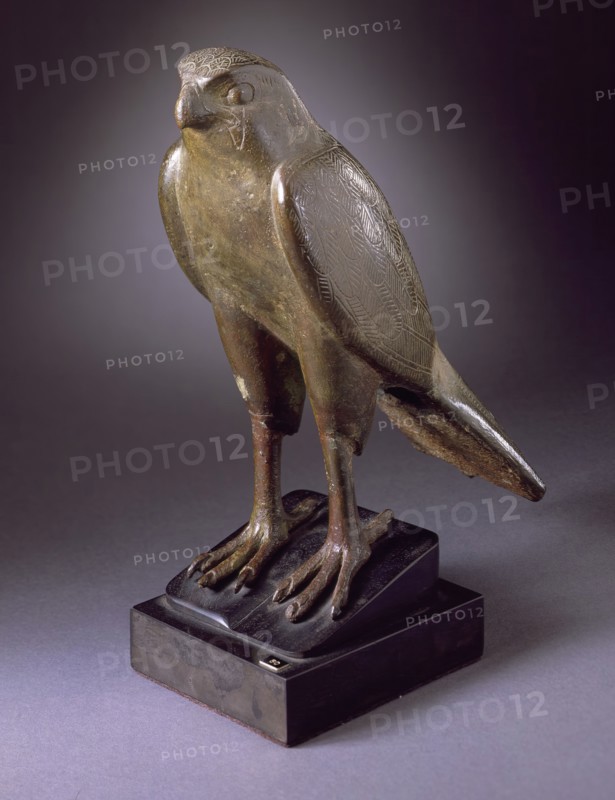Figure of Horus as a Falcon, 711 B.C.. Creator: Unknown.