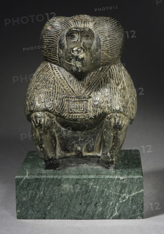 Seated Baboon, New Kingdom (1550-1070 B.C.). Creator: Unknown.