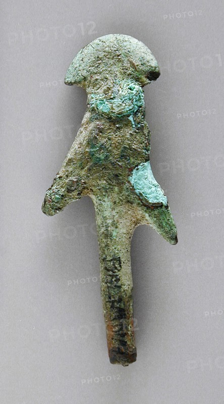 Double Barbed Model Arrow Tip, Ptolemaic Period-Roman Period (323 BCE -300 CE). Creator: Unknown.