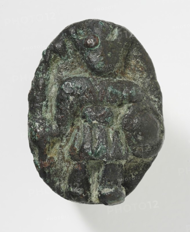 Ring Depicting a Roman Soldier, Roman Period (30 BCE-395 CE). Creator: Unknown.