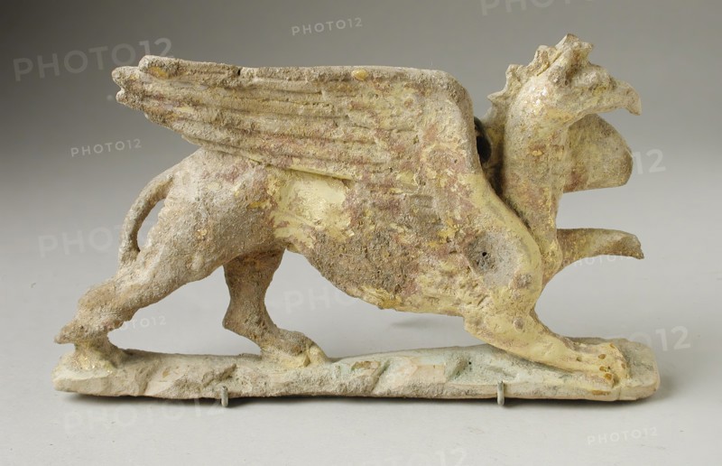 Appliqué in the Form of a Griffin, 330-320 B.C.. Creator: Unknown.