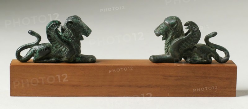 Two Winged Lions, c.500 B.C.. Creator: Unknown.