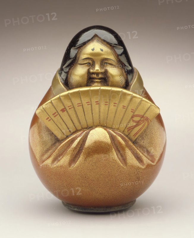 Female Daruma Doll, 19th century. Creator: Unknown.