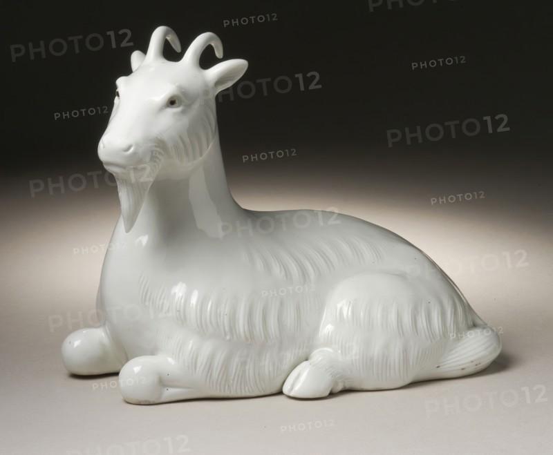 Reclining Goat, 19th century. Creator: Unknown.