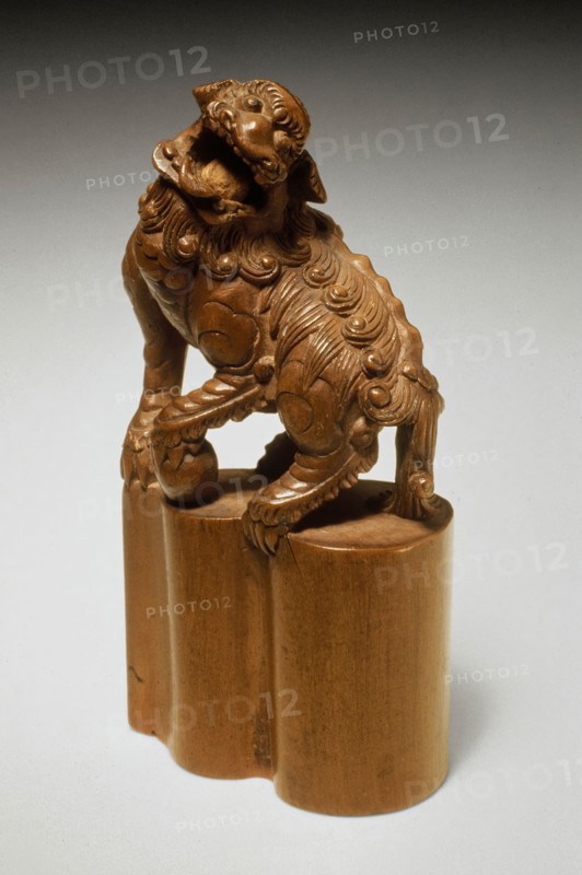 Seal Carved as Chinese Lion, Late 19th century. Creator: Unknown.
