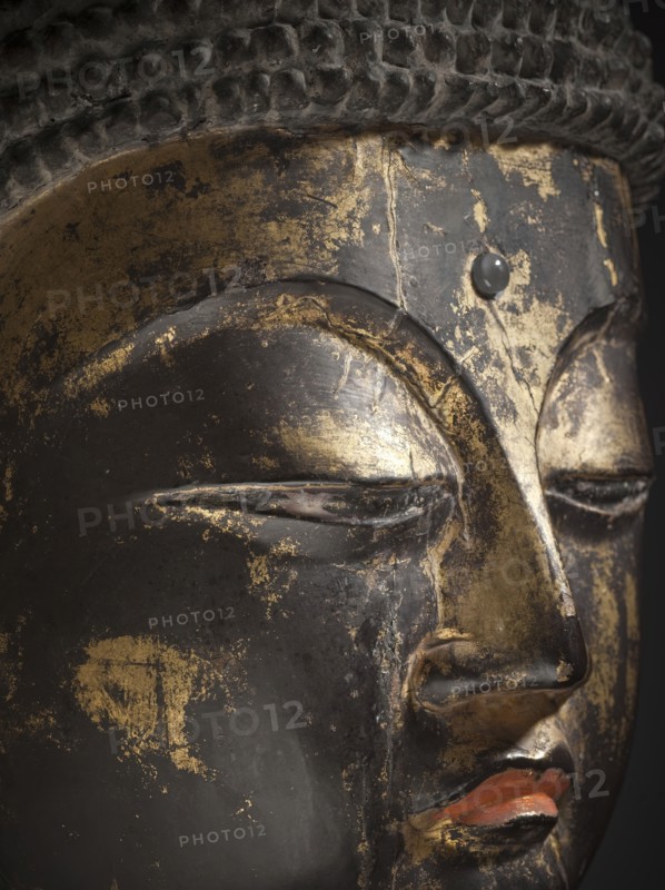 Head of a Buddha (image 4 of 11), 1000-1050 A.D.. Creator: Unknown.