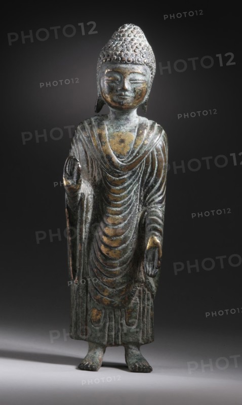 Standing Shakyamuni Buddha, Late 7th-8th century. Creator: Unknown.