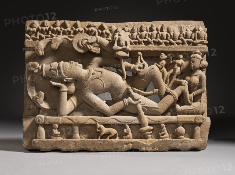 Vishnu in His Cosmic Sleep, 11th century. Creator: Unknown.
