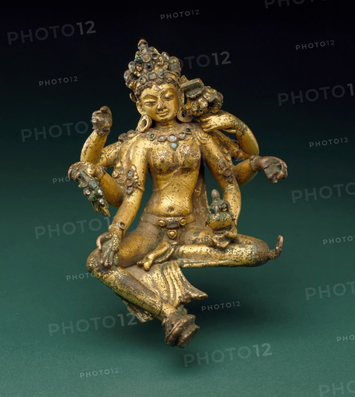 The Buddhist Goddess Vasudhara, 12th century. Creator: Unknown.