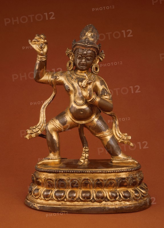 The Bodhisattva Vajrapani (image 1 of 2), 13th century. Creator: Unknown.