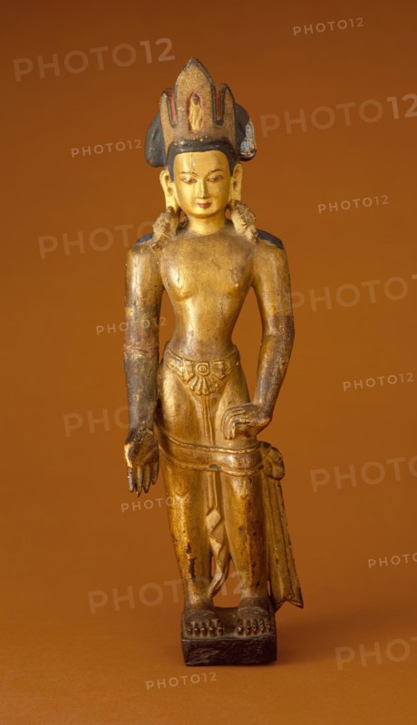 Phagpa Lokeshvara (Copy of the original in the Potala, Lhasa, Tibet), 13th-14th century. Creator: Unknown.