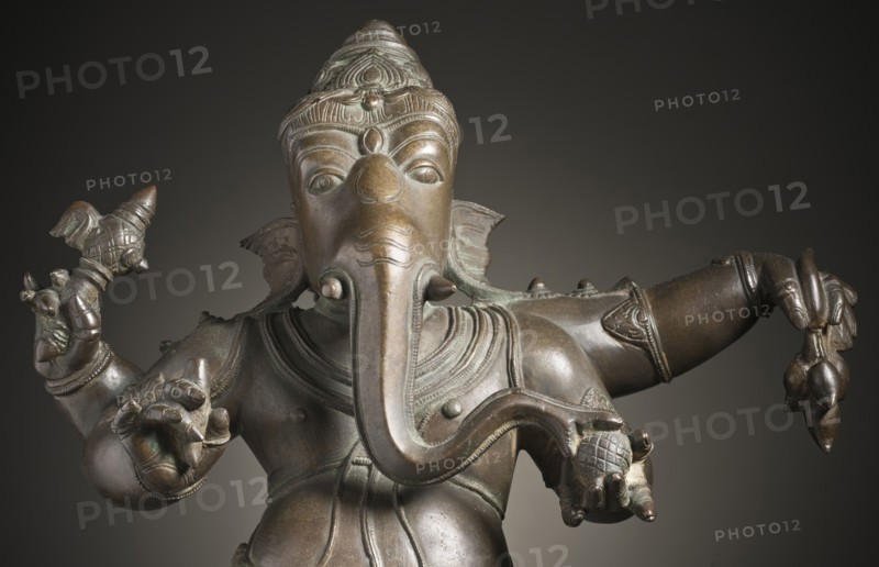 Dancing Ganesha, Lord of Obstacles, 16th-17th century. Creator: Unknown.