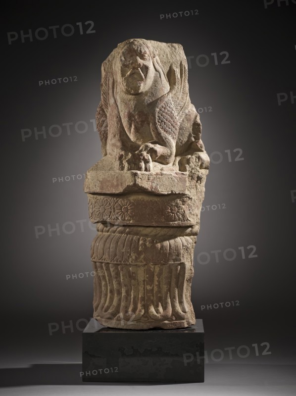 Capital with Winged Lion, 2nd century. Creator: Unknown.