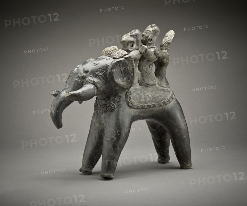Elephant with Riders, 3rd-2nd century B.C.. Creator: Unknown.