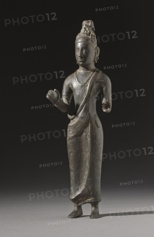 The Bodhisattva Avalokiteshvara (image 2 of 5), 8th-9th century. Creator: Unknown.