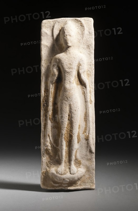 Votive Tablet with Buddha, 9th century. Creator: Unknown.