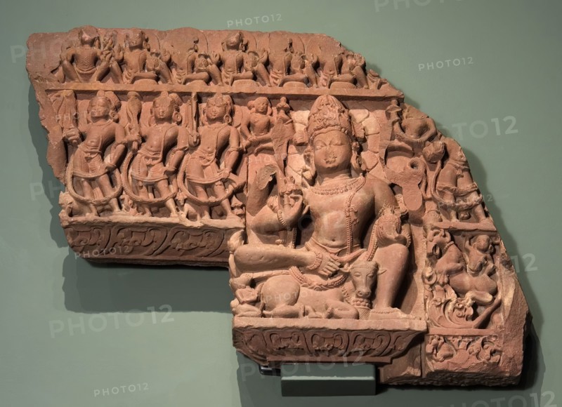 Lintel with Shiva and Subsidiary Deities, between c.850 and c.900. Creator: Unknown.
