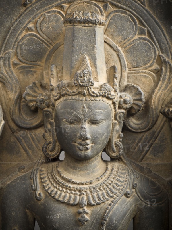 The Hindu God Vishnu in his Emanation as Narayana (image 11 of 12), c.1000. Creator: Unknown.
