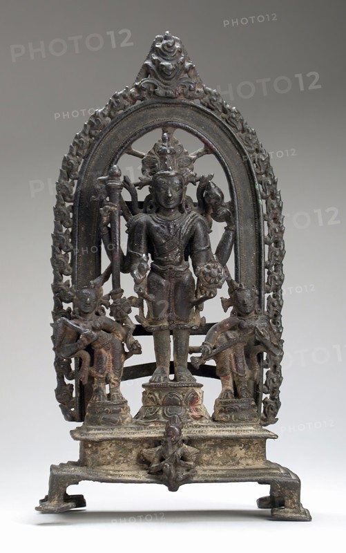 The Hindu God Vishnu, c.1150. Creator: Unknown.