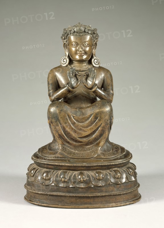 The Mahasiddha (Great Adept) Dampa Sangye (Nagpopa) (d. 1117), c.mid-14th century. Creator: Unknown.