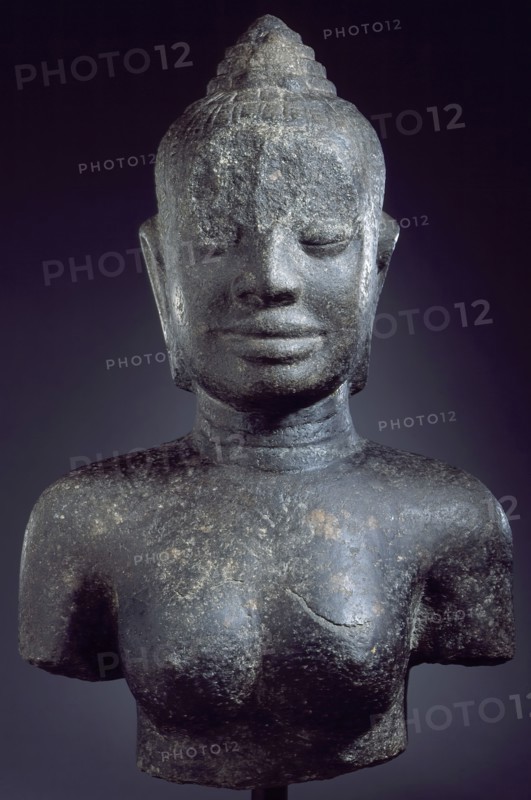 Bust of the Buddhist Goddess Prajnaparamita (image 2 of 2), 12th-early 13th century. Creator: Unknown.