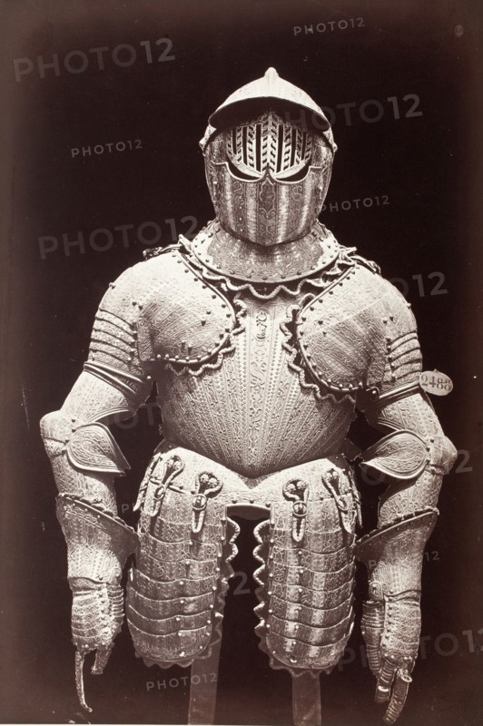 Armor Of Philip III, Printed 1857 circa. Creator: Charles Clifford.