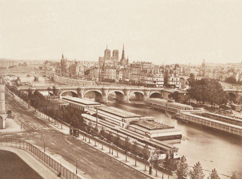Paris, Panorama De La Cite, No. 52, Printed c.1850s. Creator: Edouard Baldus.